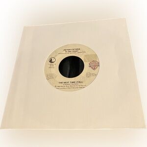 Peter Cetera w/ Amy Grant "The Next Time I Fall"  45 RPM Vinyl Record Vintage